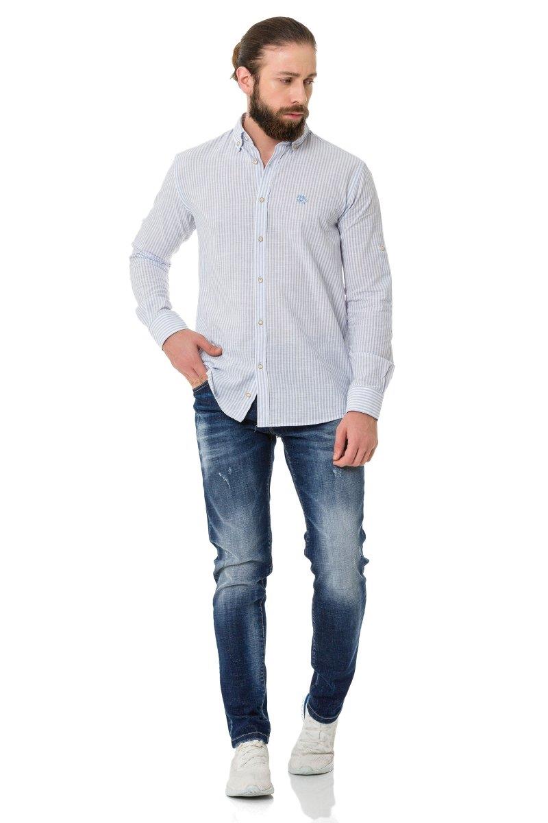 CH194 Striped Linen Shirt