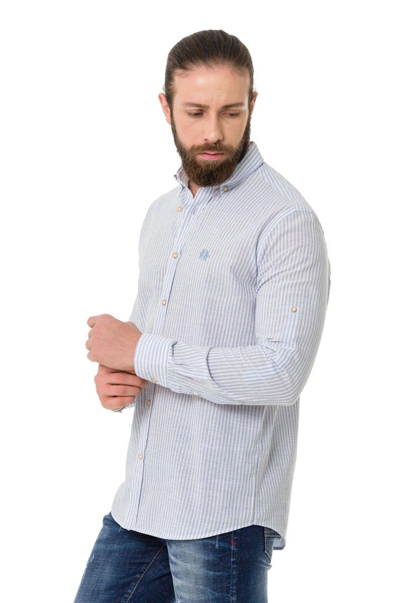 CH194 Striped Linen Shirt