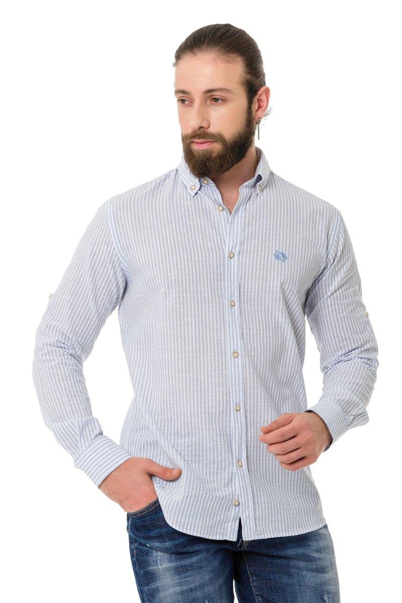 CH194 Striped Linen Shirt