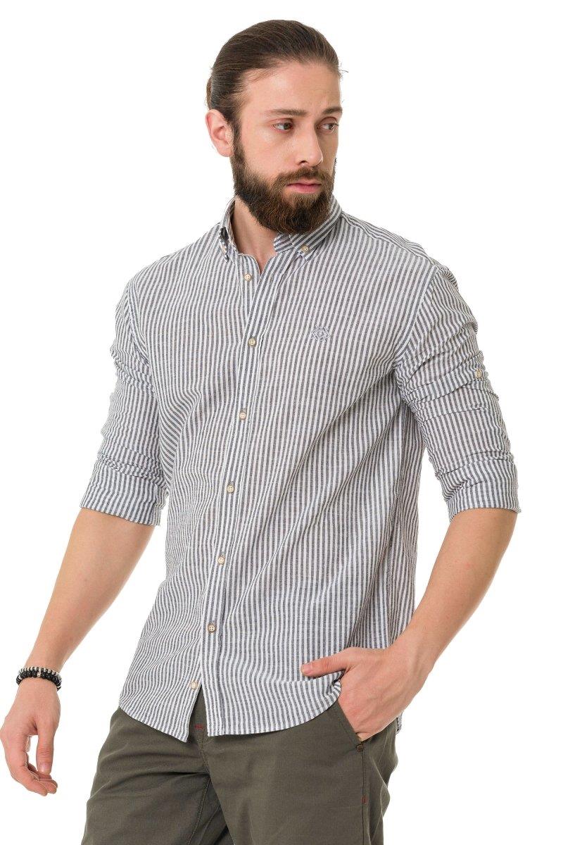 CH194 Striped Linen Shirt