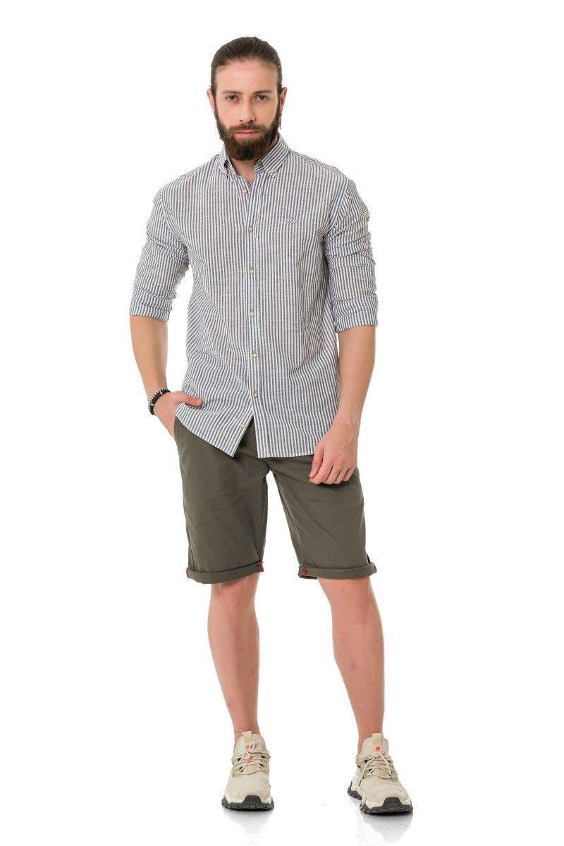 CH194 Striped Linen Shirt
