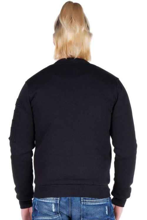 CJ151 Varsity Collar Zip Cropped Men's Jacket
