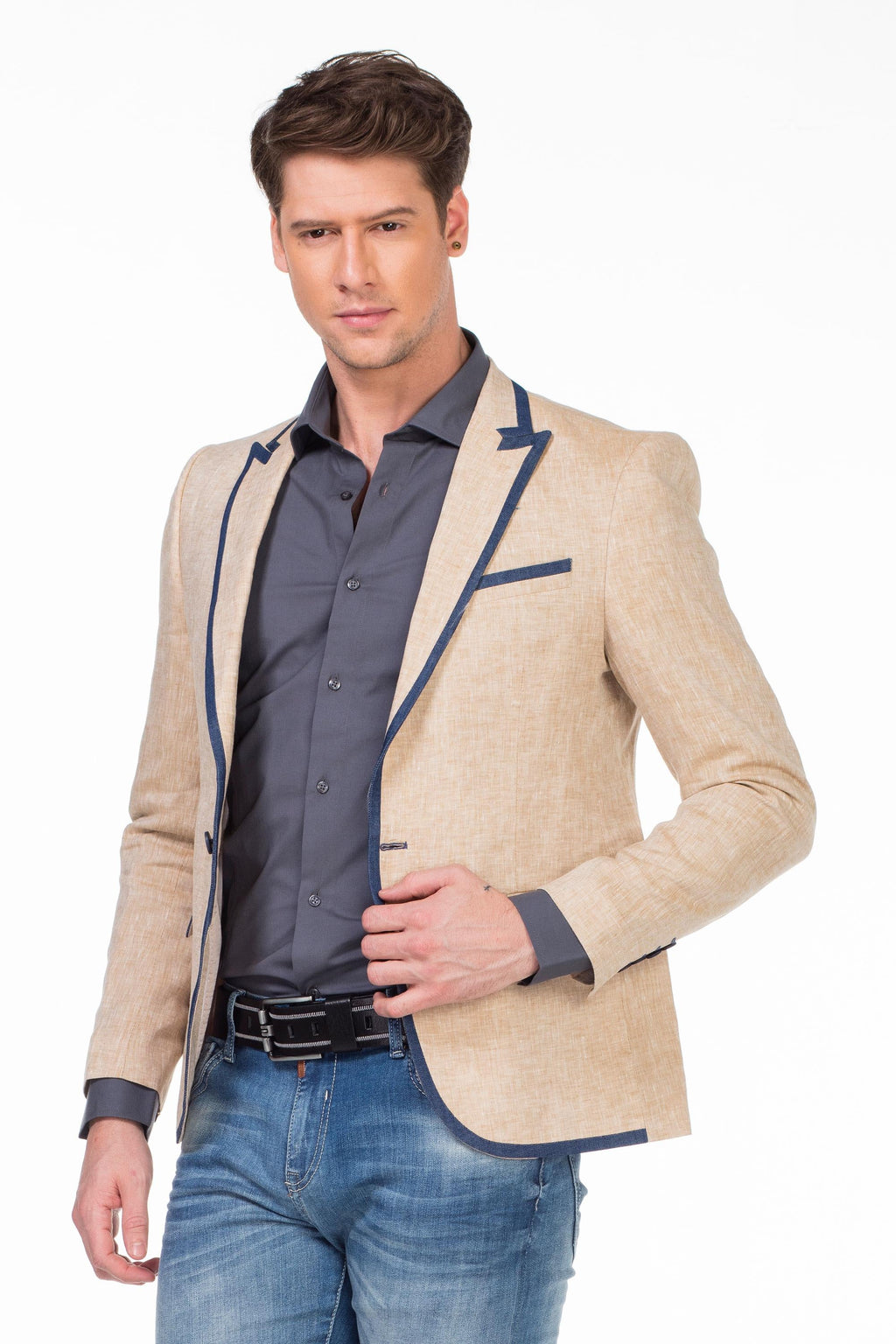 CJ222 Summer Lightweight Men's Relaxed Blazer