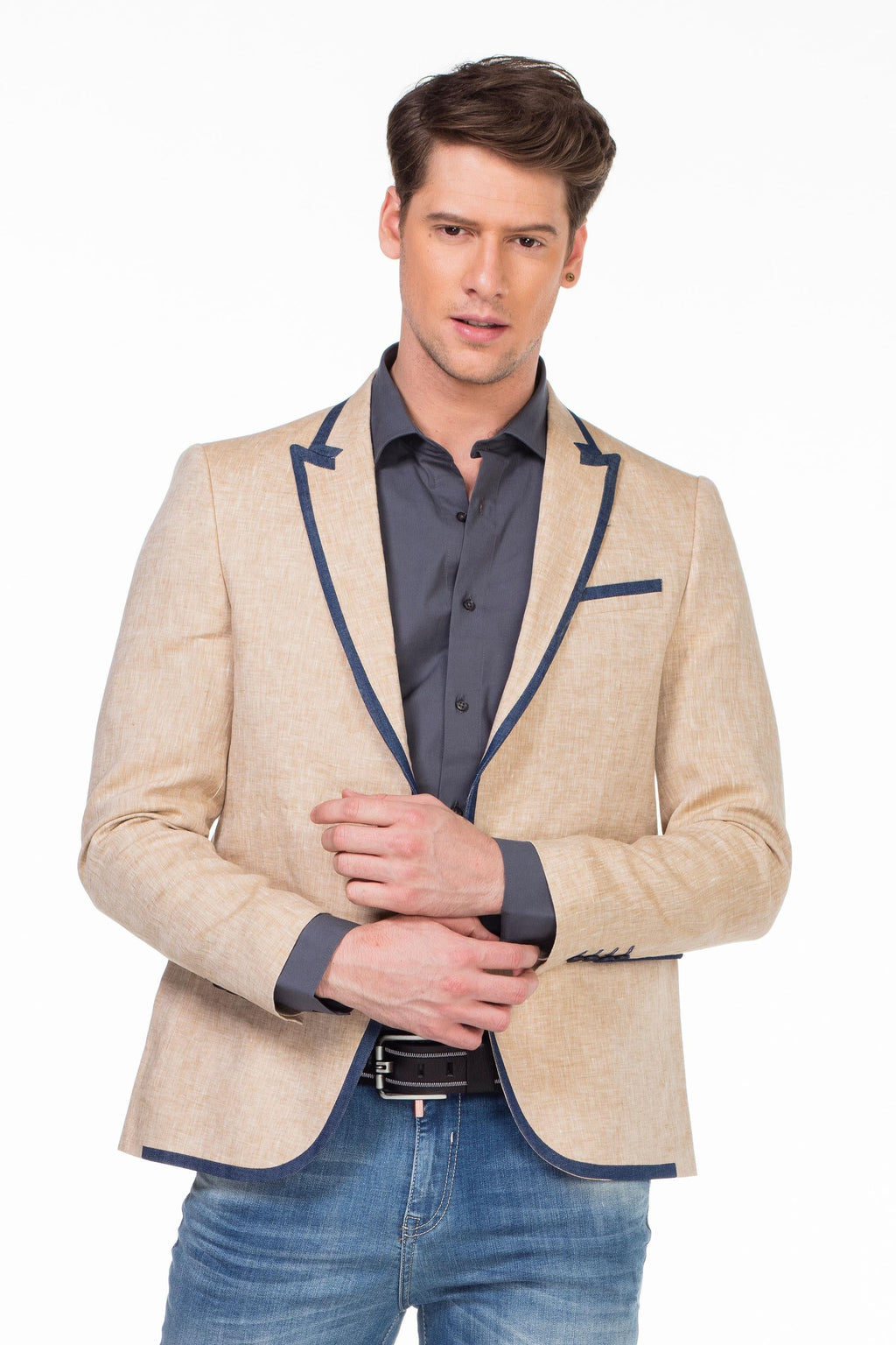 CJ222 Summer Lightweight Men's Relaxed Blazer