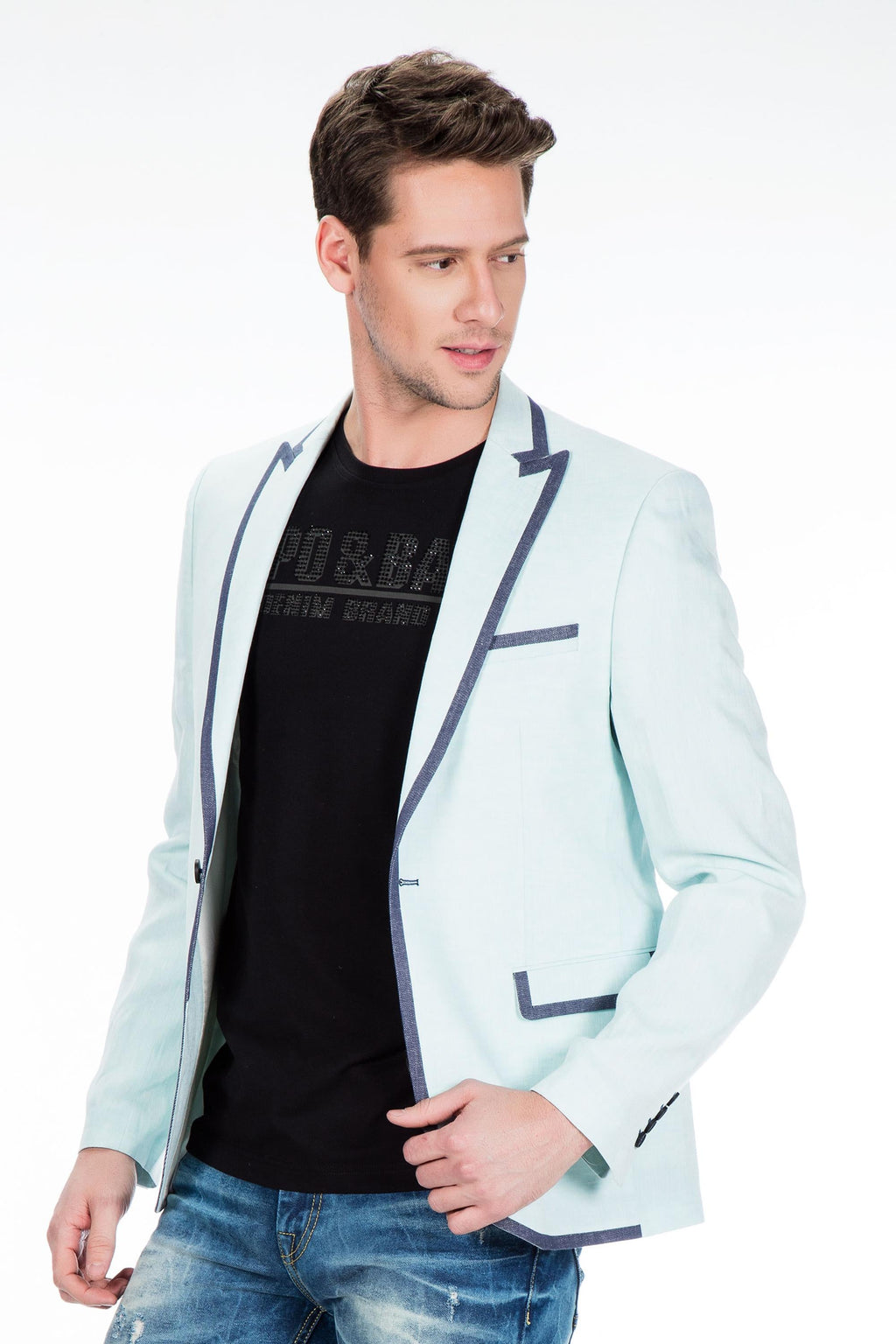 CJ222 Summer Lightweight Men's Relaxed Blazer