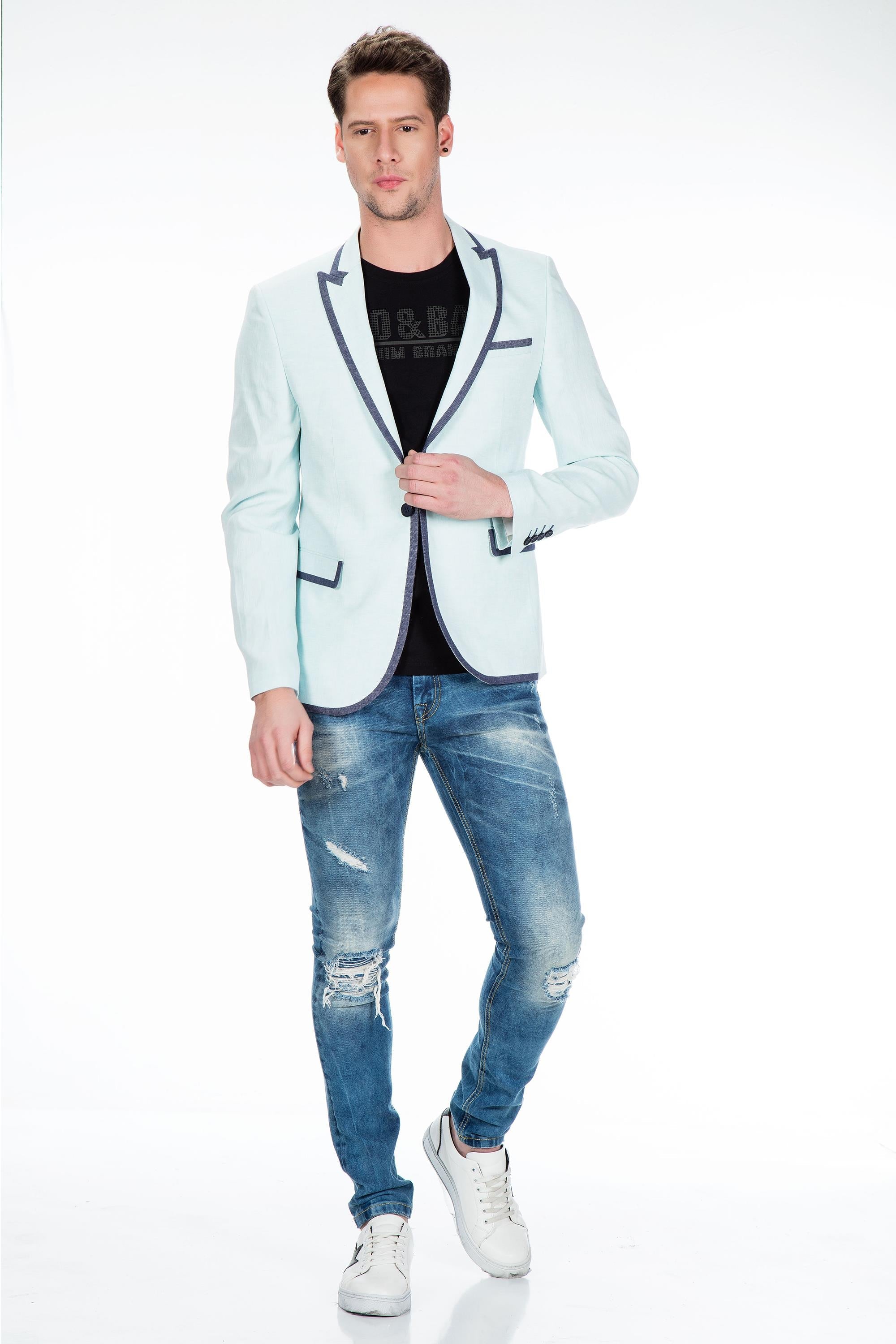 CJ222 Summer Lightweight Men's Relaxed Blazer