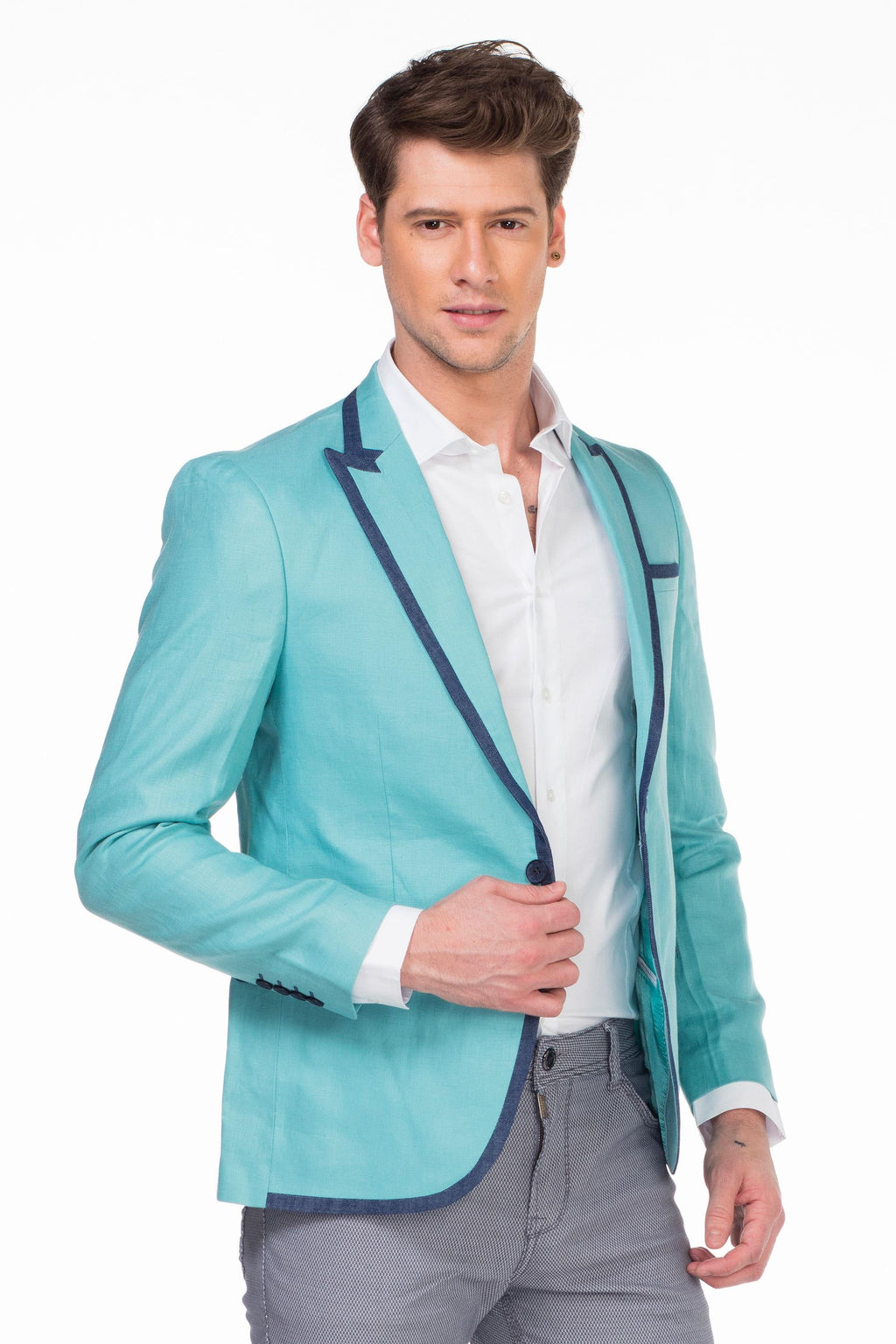CJ222 Summer Lightweight Men's Relaxed Blazer