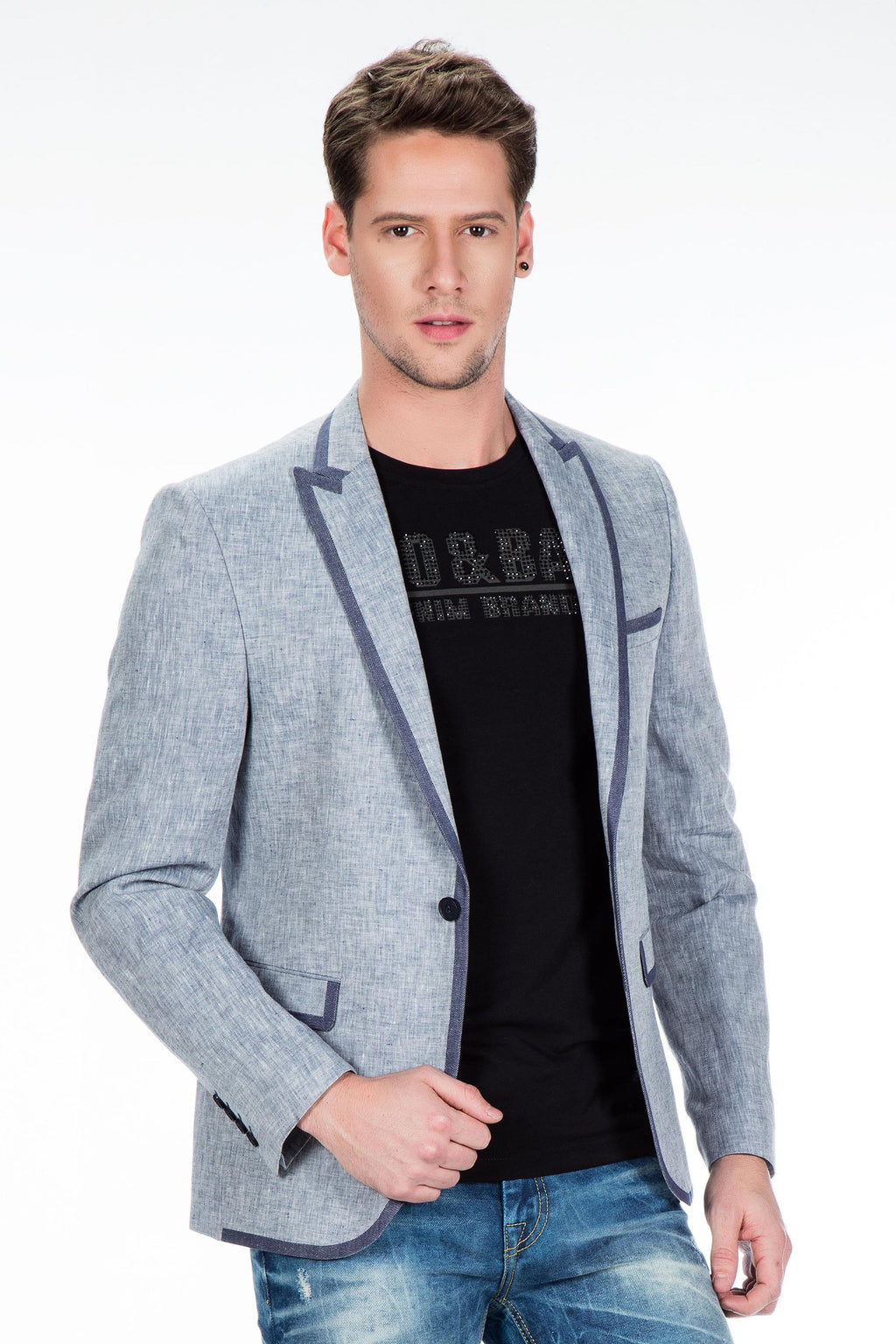 CJ222 Summer Lightweight Men's Relaxed Blazer