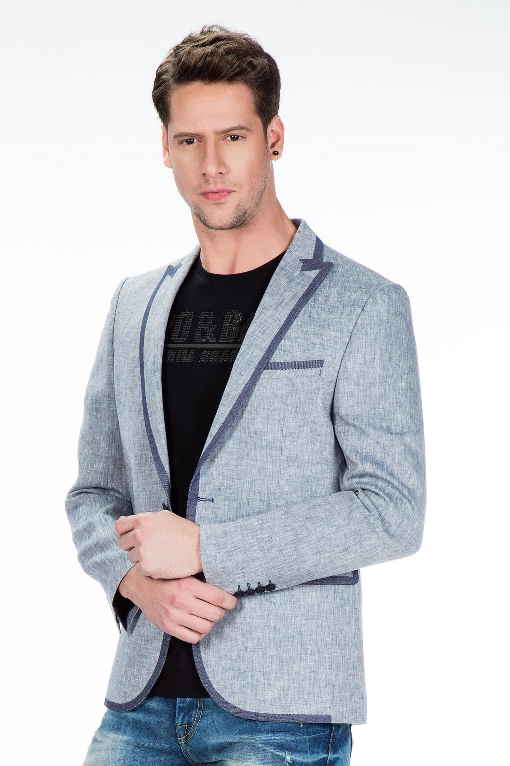 CJ222 Summer Lightweight Men's Relaxed Blazer