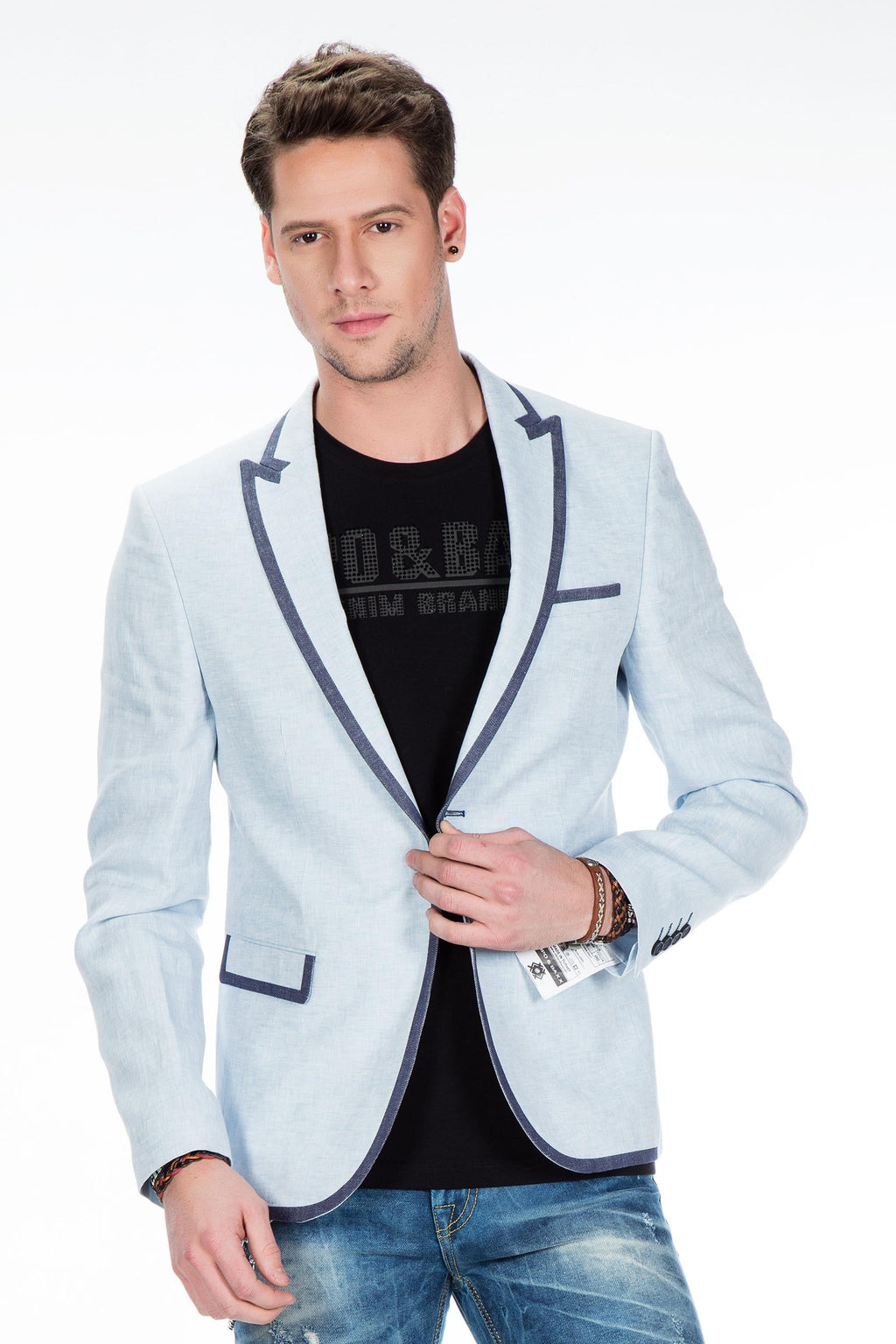 CJ222 Summer Lightweight Men's Relaxed Blazer