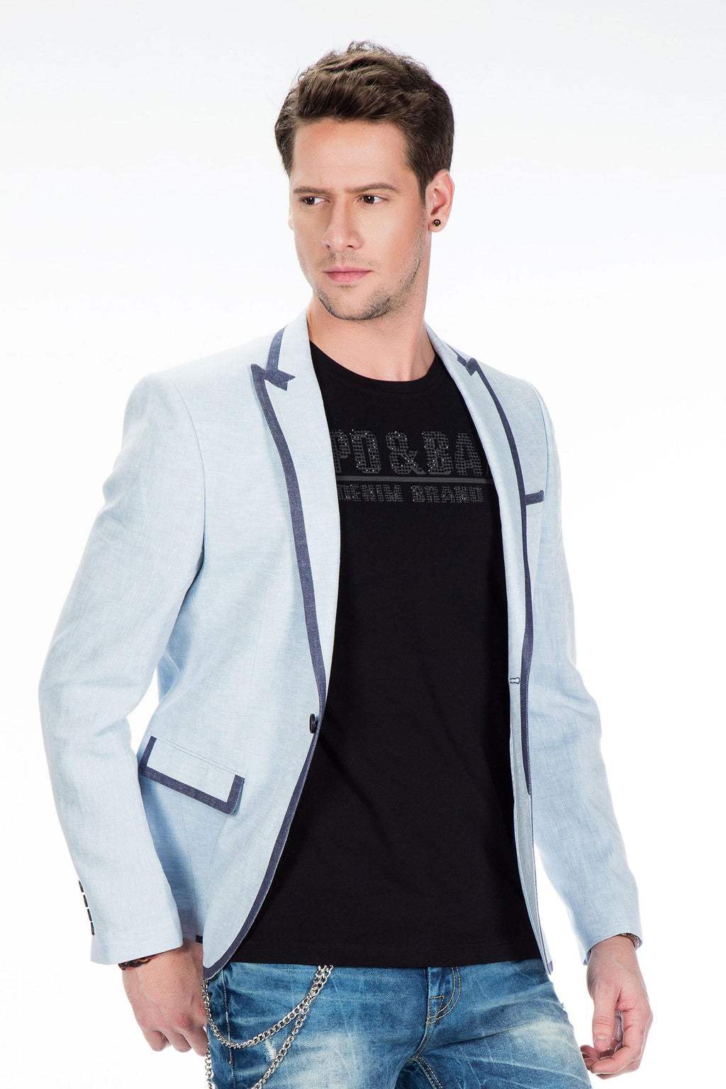 CJ222 Summer Lightweight Men's Relaxed Blazer