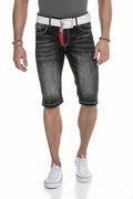 CK240 Men's Zip Basic Denim Shorts