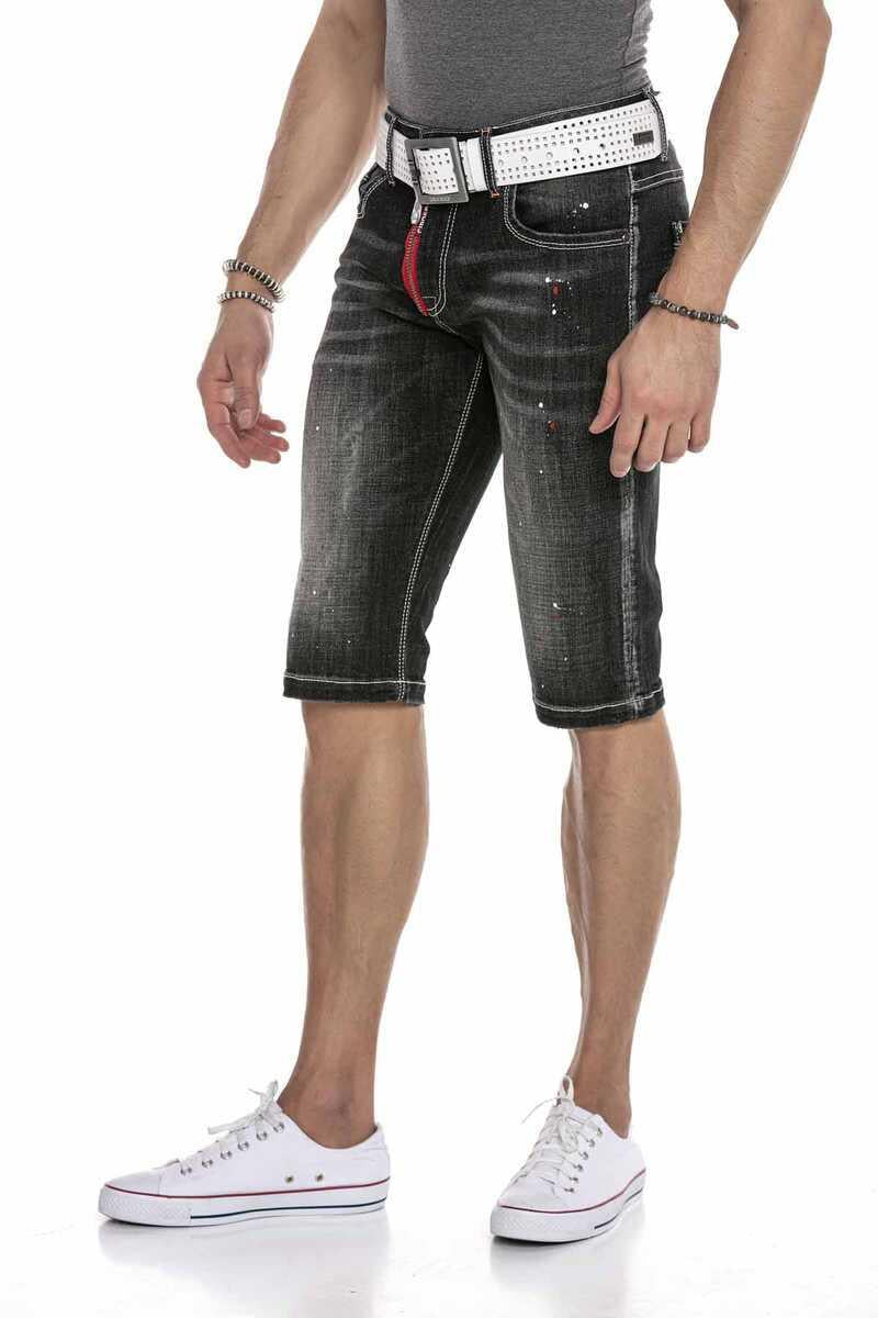 CK240 Men's Zip Basic Denim Shorts