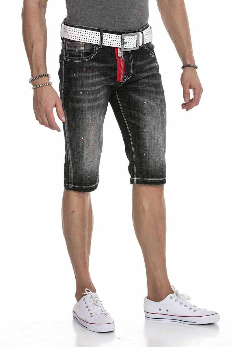 CK240 Men's Zip Basic Denim Shorts