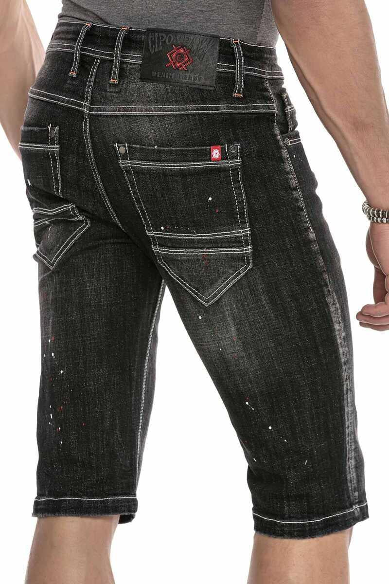 CK240 Men's Zip Basic Denim Shorts