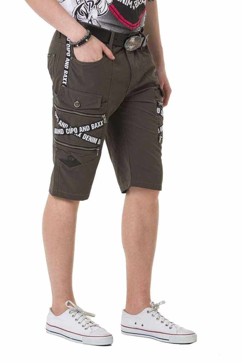 CK253 Men's Pocketed Shorts