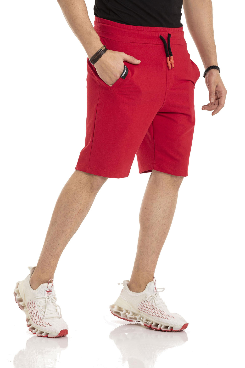 CK271 Basic Men's Shorts with Back Pocket Detail