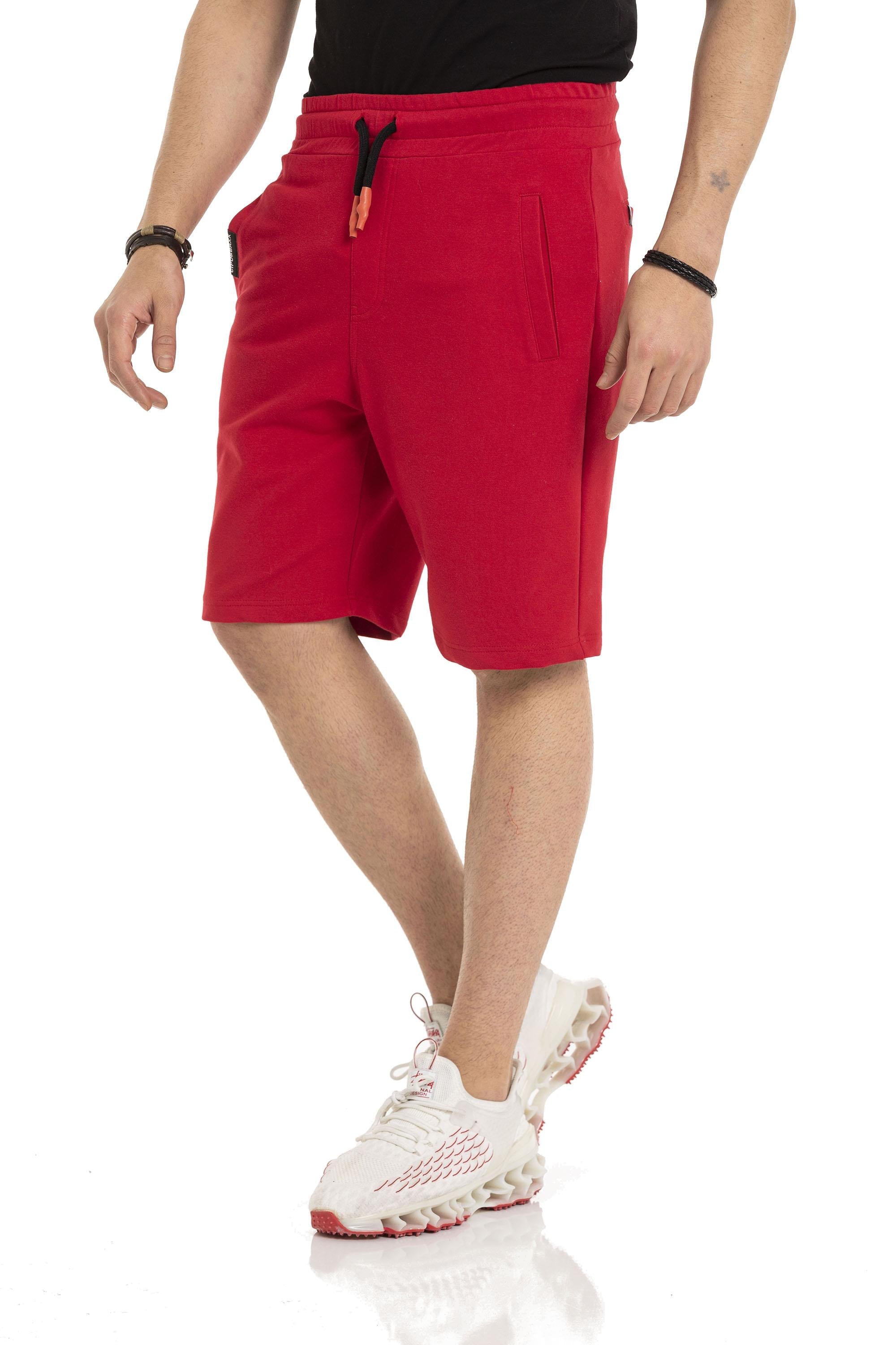 CK271 Basic Men's Shorts with Back Pocket Detail