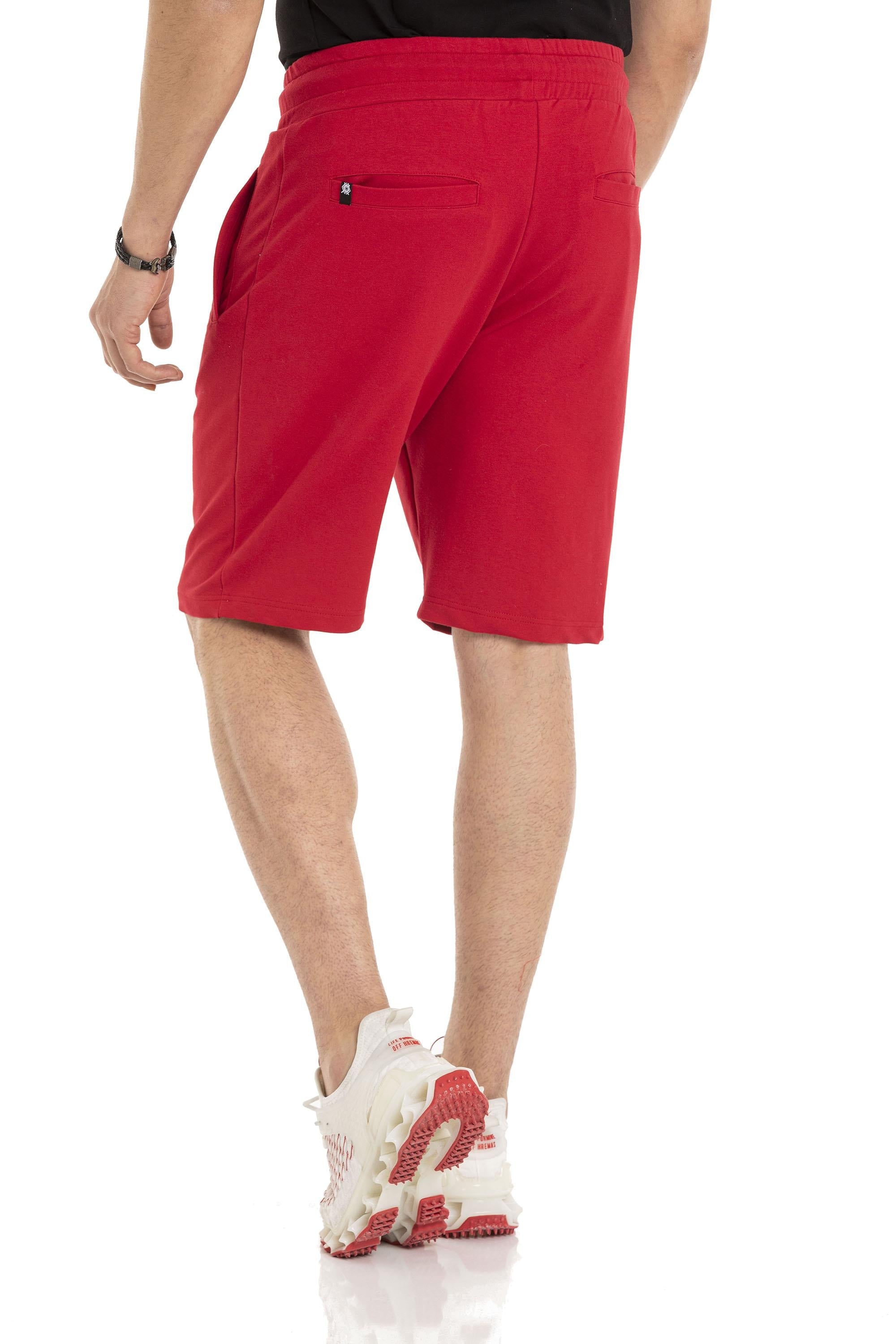 CK271 Basic Men's Shorts with Back Pocket Detail