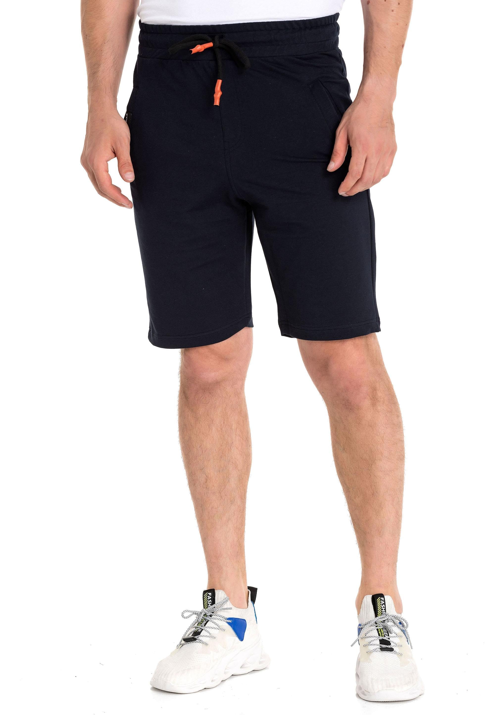 CK271 Basic Men's Shorts with Back Pocket Detail