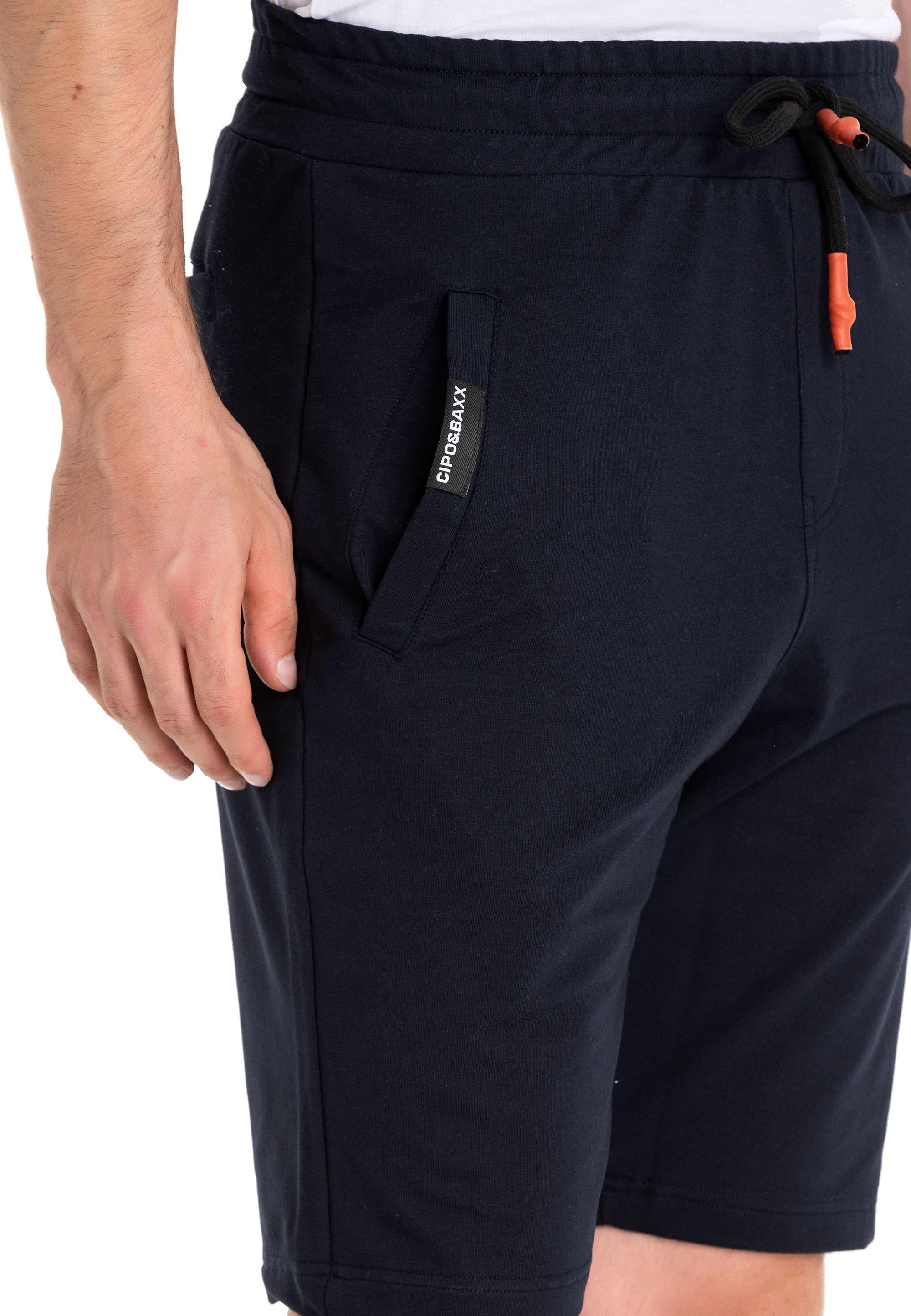 CK271 Basic Men's Shorts with Back Pocket Detail