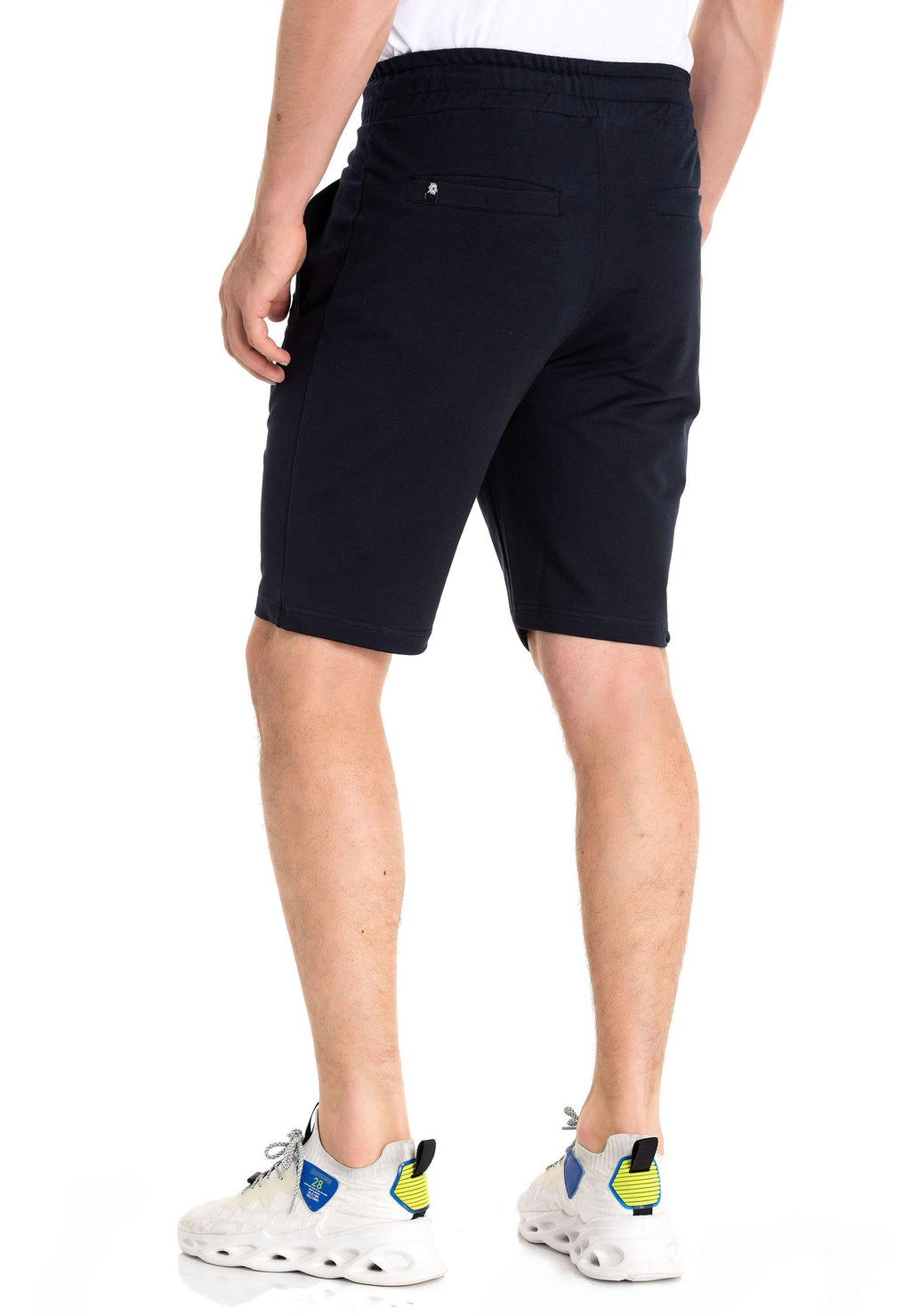 CK271 Basic Men's Shorts with Back Pocket Detail
