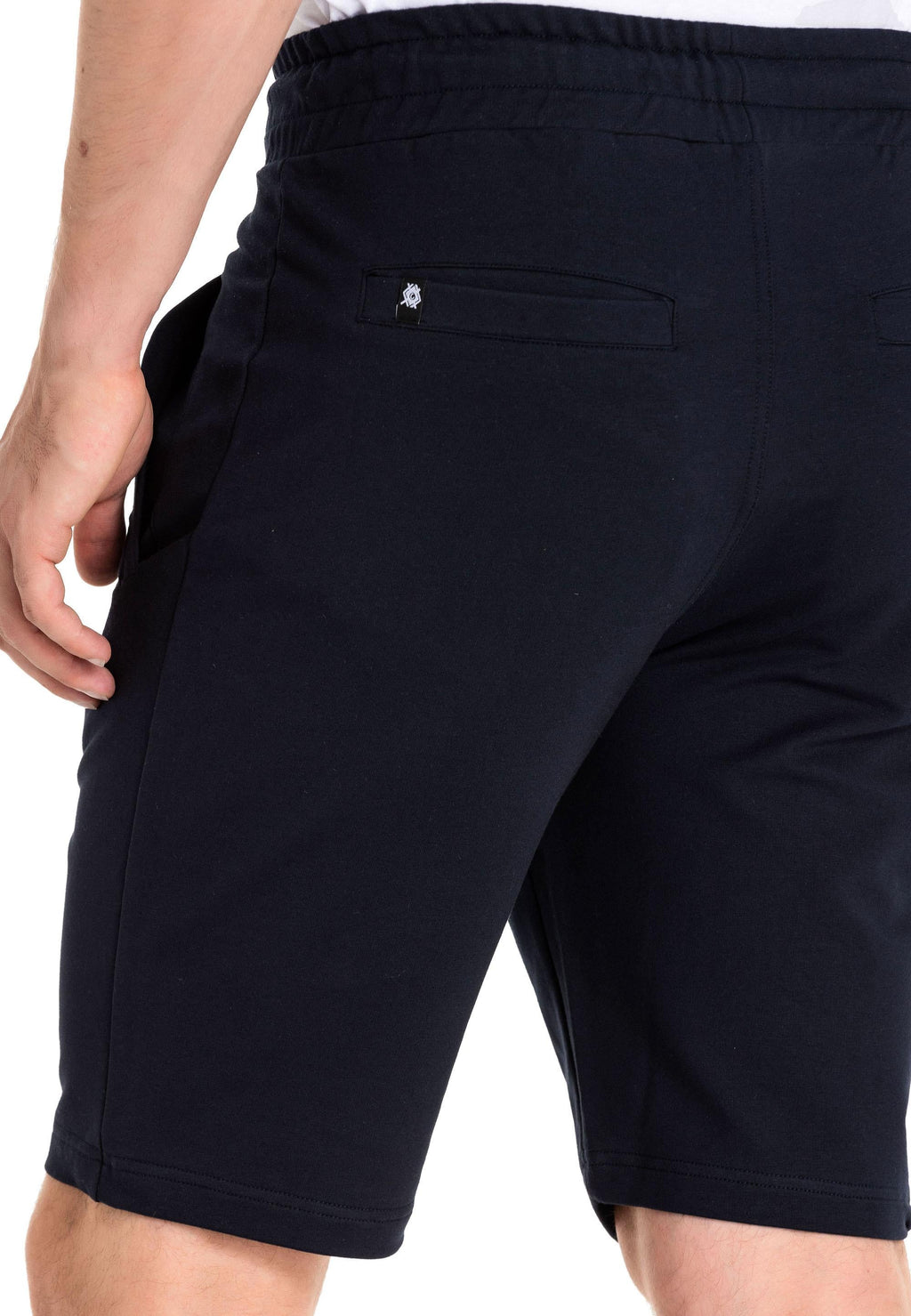 CK271 Basic Men's Shorts with Back Pocket Detail