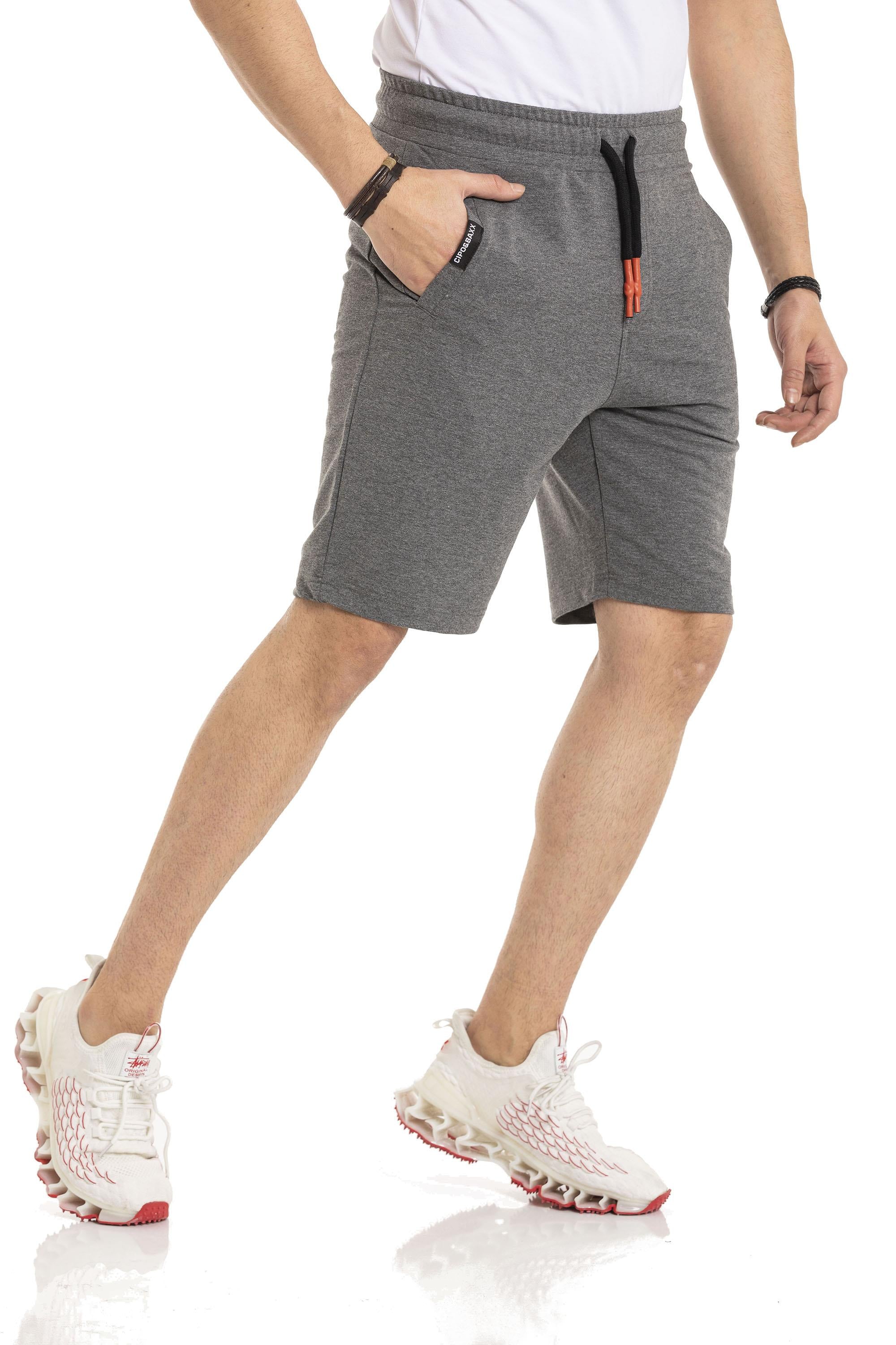 CK271 Basic Men's Shorts with Back Pocket Detail