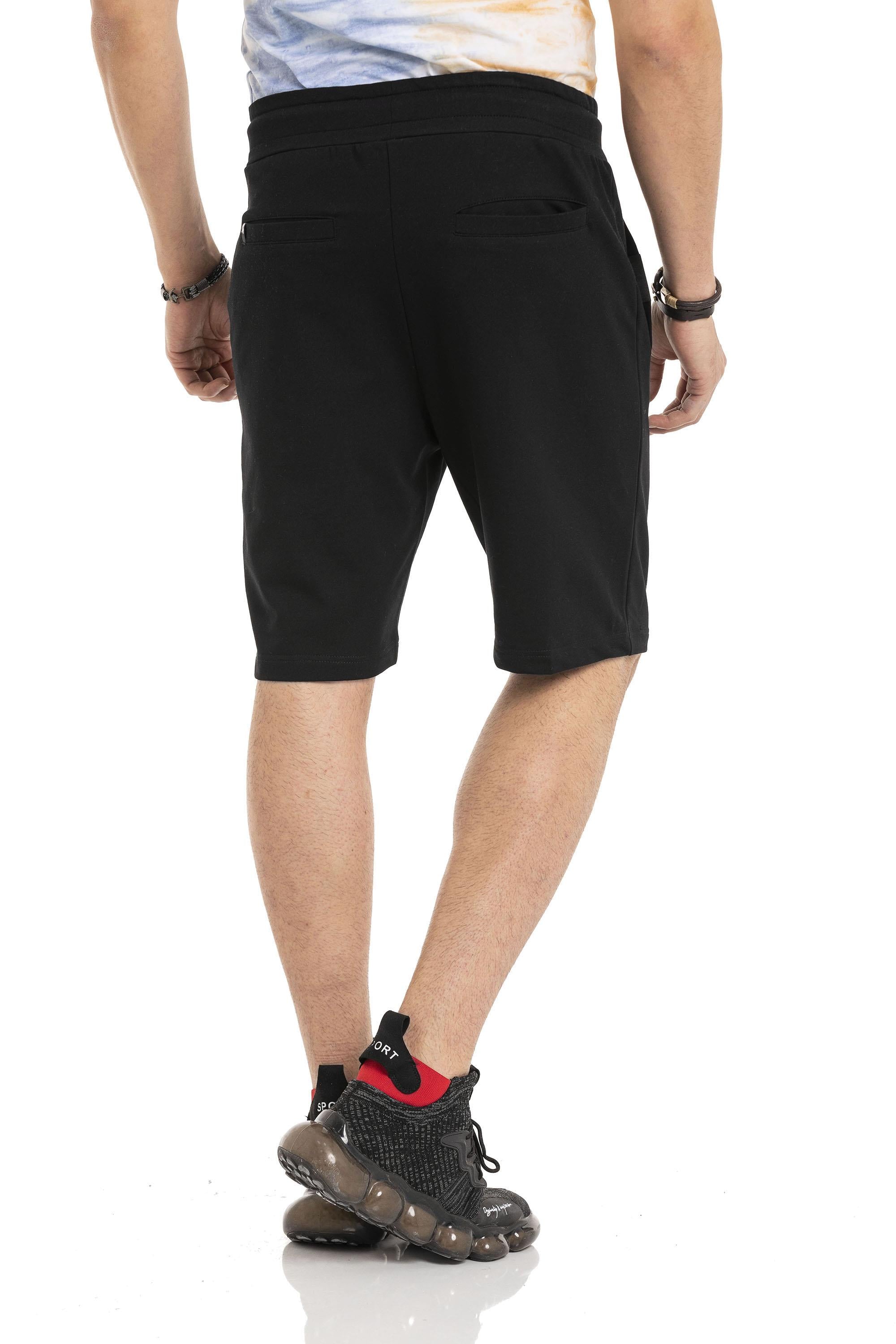 CK271 Basic Men's Shorts with Back Pocket Detail
