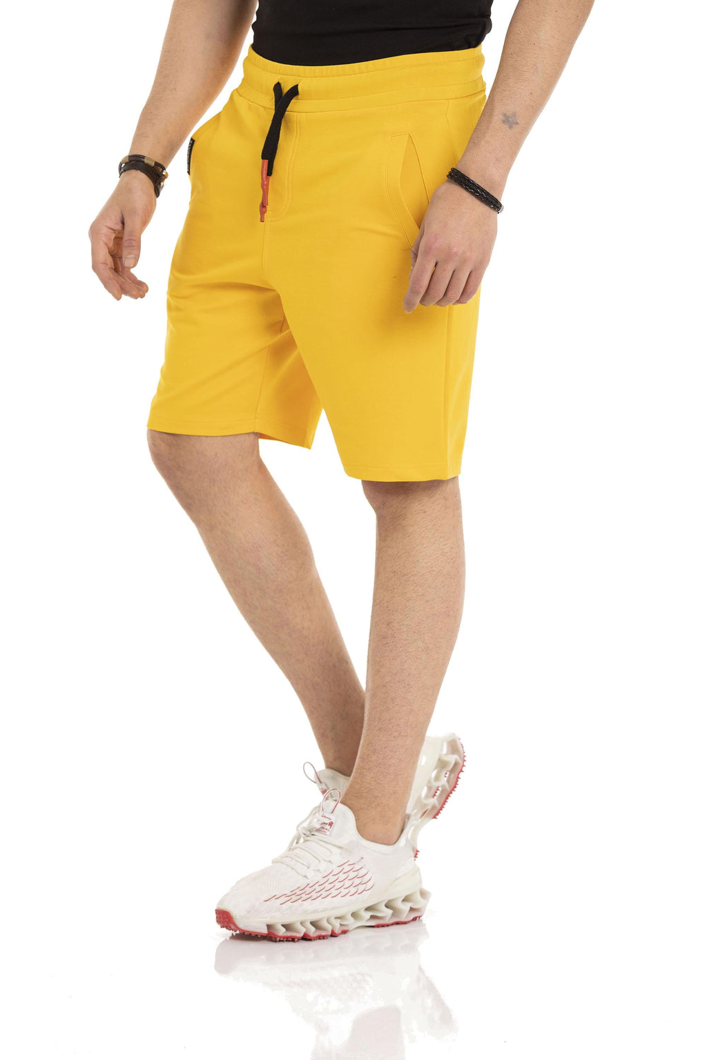 CK271 Basic Men's Shorts with Back Pocket Detail