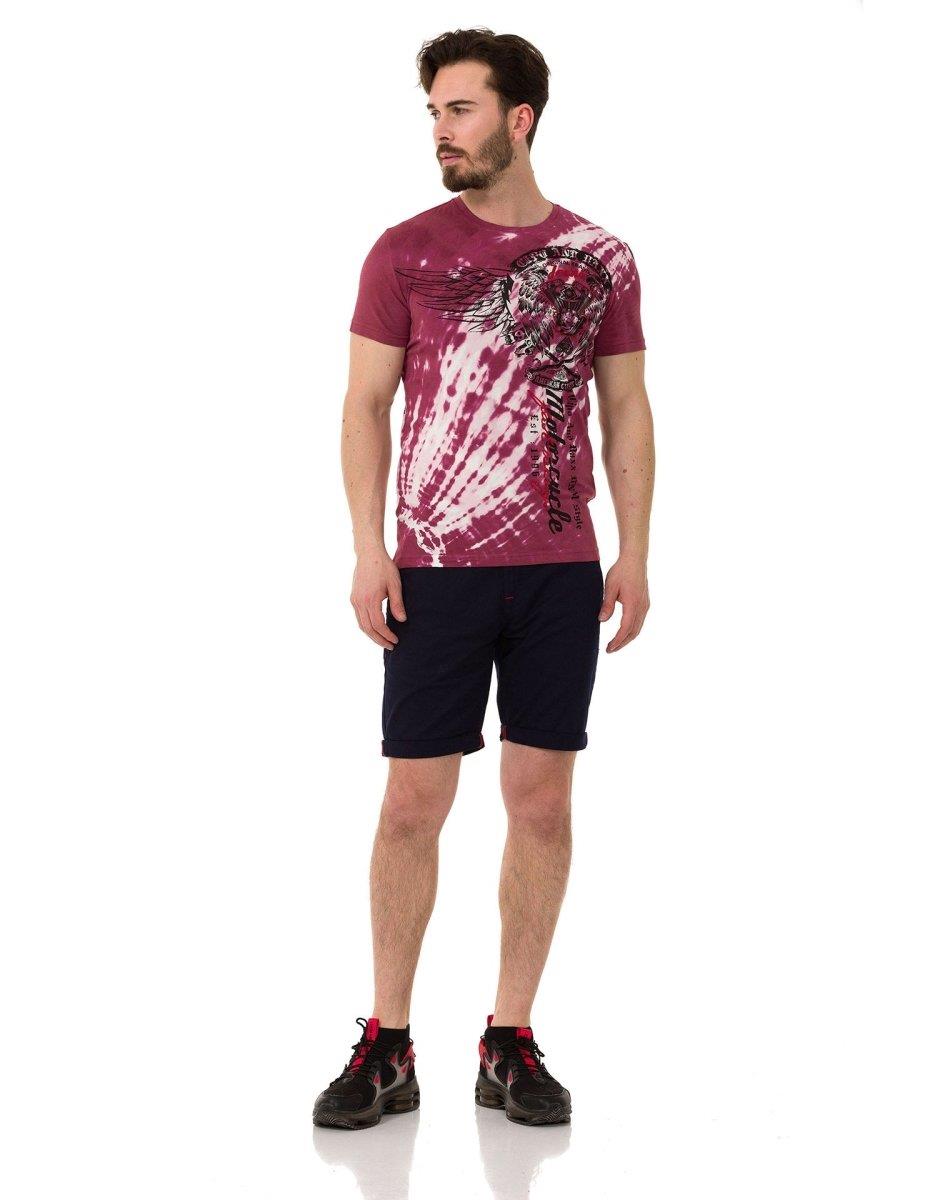 CK272 Men's Basic Linen Capri Shorts Relaxed Fit Summer Bermuda