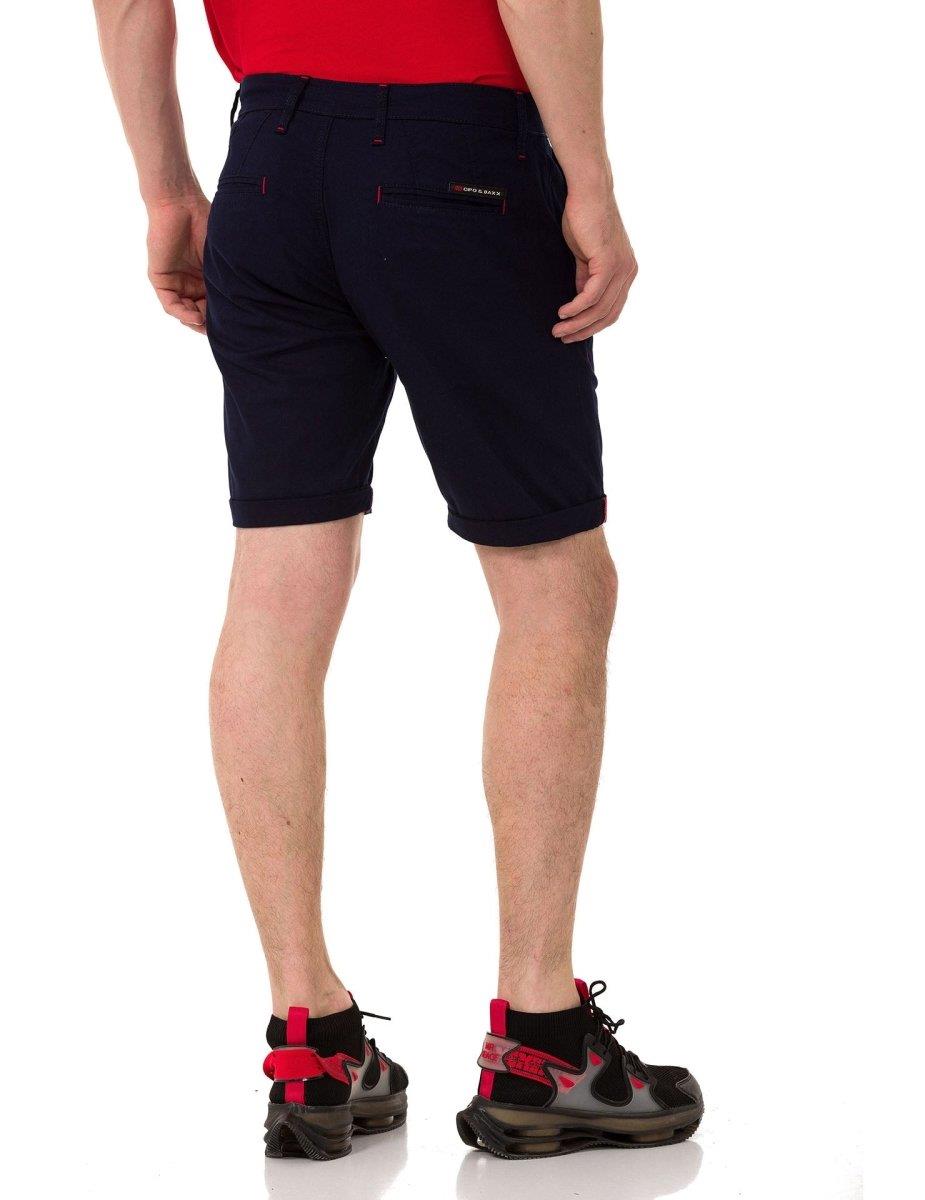 CK272 Men's Basic Linen Capri Shorts Relaxed Fit Summer Bermuda