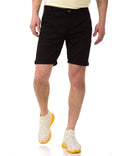 CK272 Men's Basic Linen Capri Shorts Relaxed Fit Summer Bermuda
