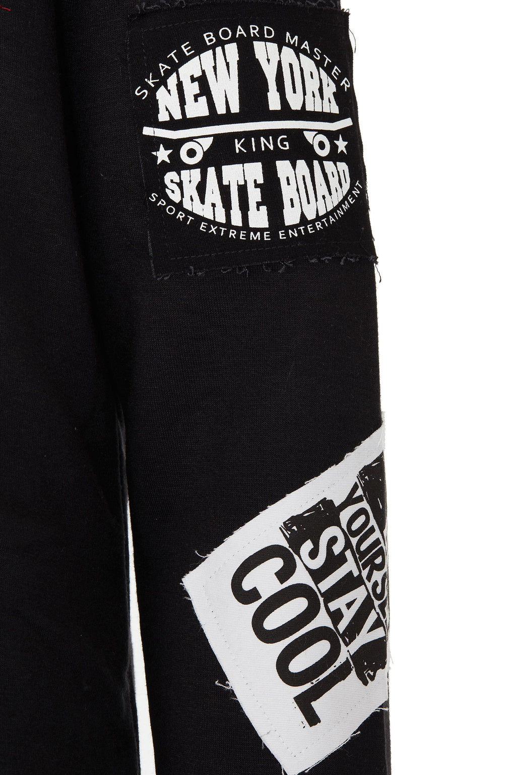 CL240 Appliqué Hooded Long Men's Sweatshirt
