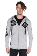 CL240 Appliqué Hooded Long Men's Sweatshirt