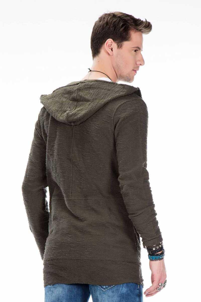 CL296 Double Zip Long Lightweight Sweatshirt