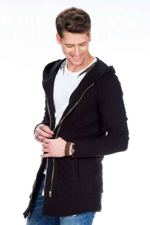 CL296 Double Zip Long Lightweight Sweatshirt