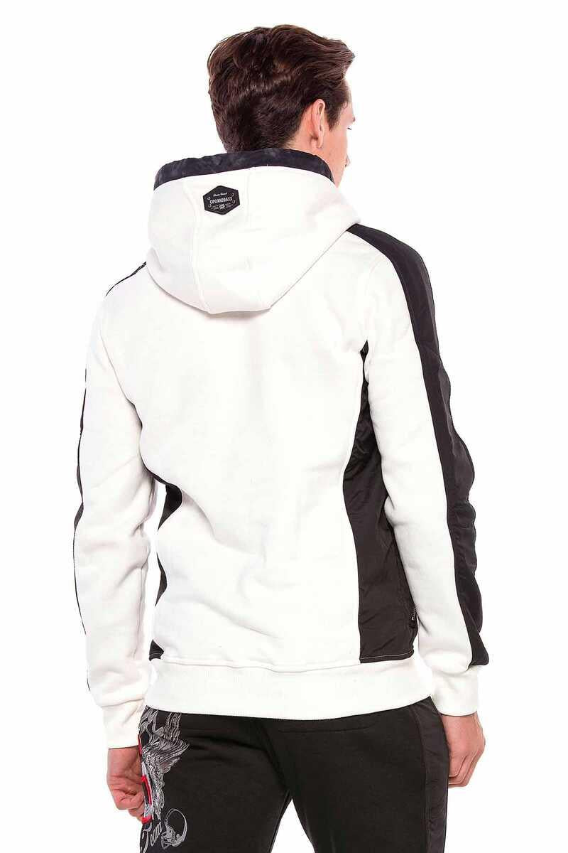 CL358 Printed Embroidered Hooded Sweatshirt