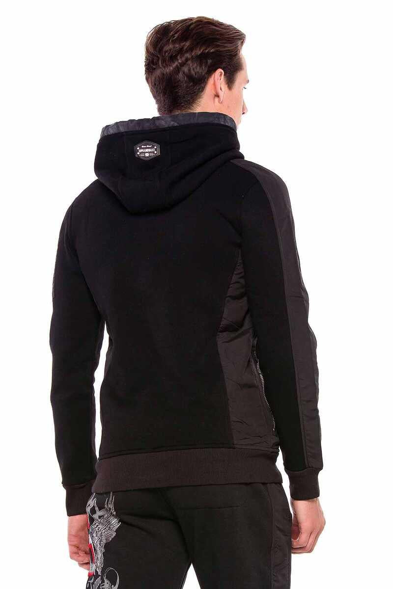 CL358 Printed Embroidered Hooded Sweatshirt