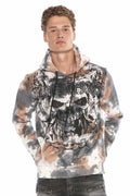 CL405 Skull Gothic Pattern Hooded Sweatshirt