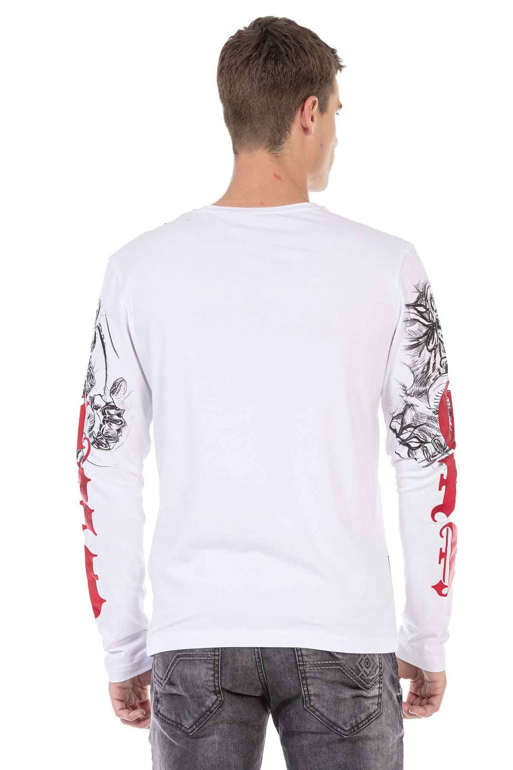 CL450 Glossy Print Lightweight Men's Sweatshirt