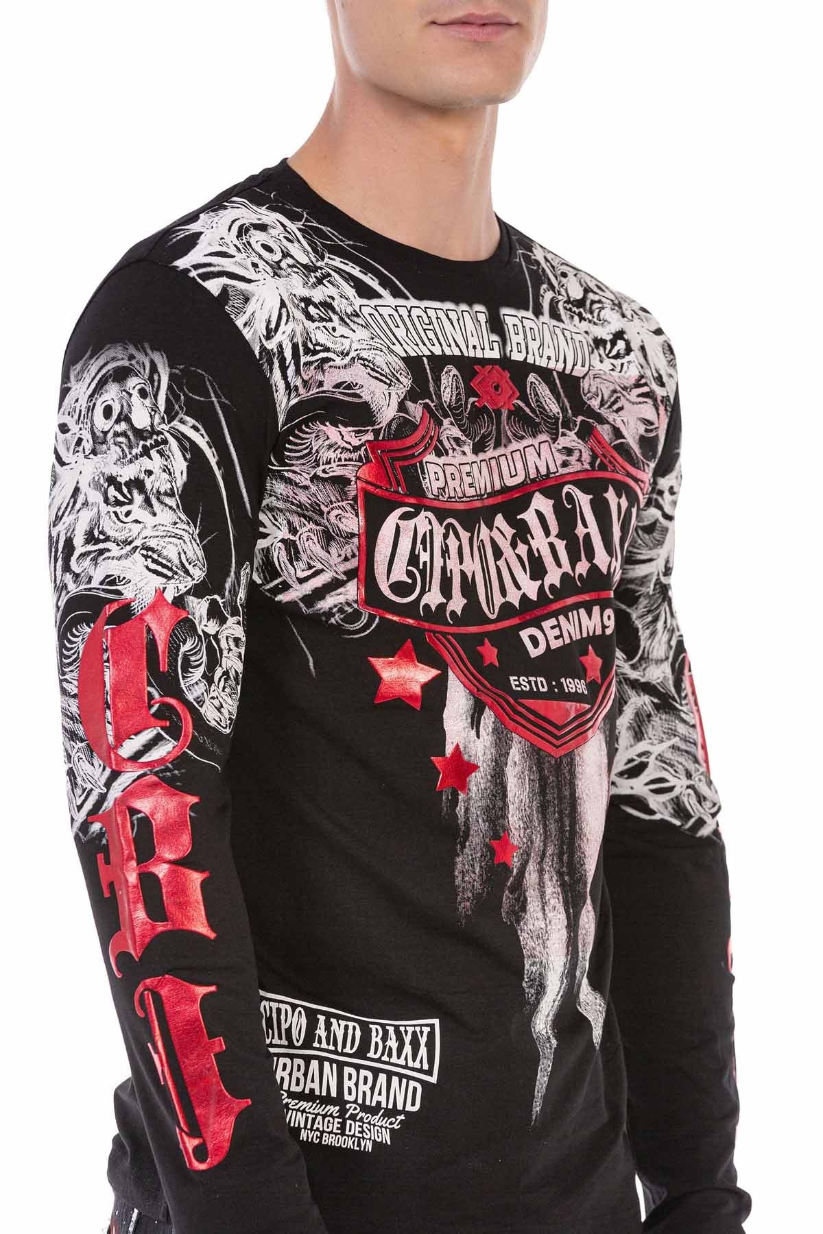CL450 Glossy Print Lightweight Men's Sweatshirt