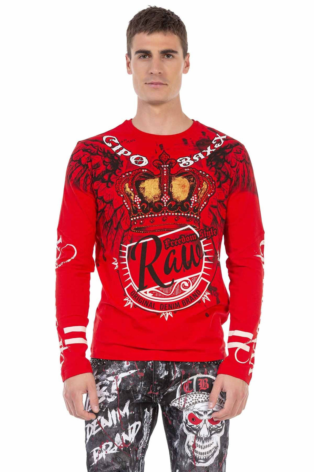 CL451 Stone Print Men's Sweatshirt