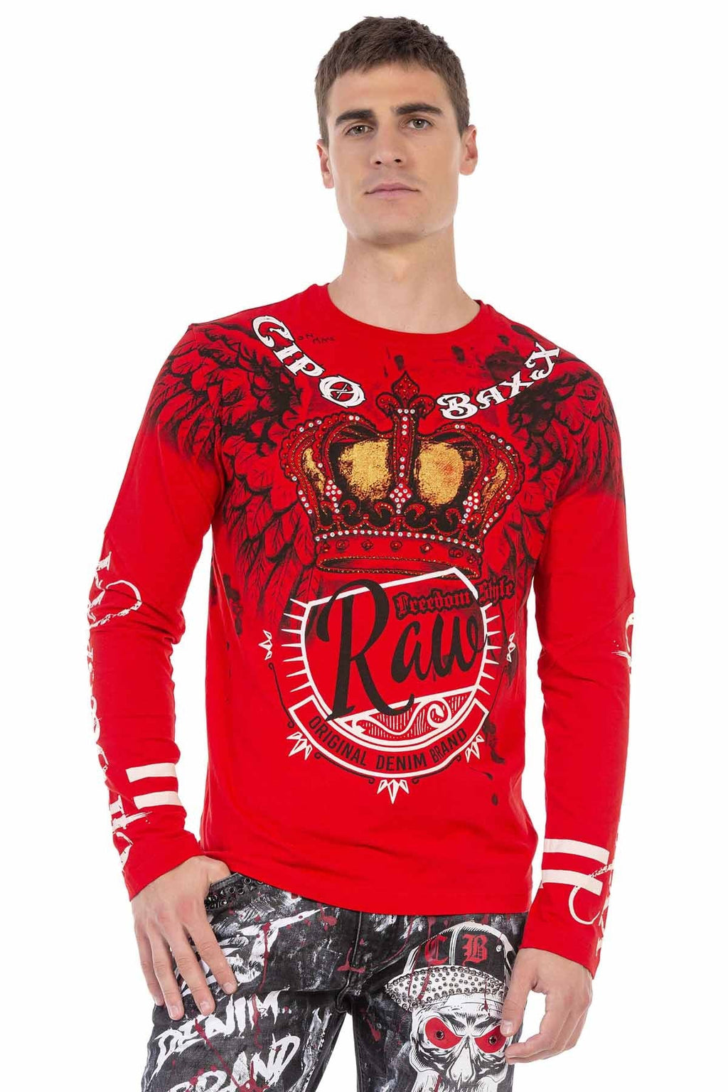 CL451 Stone Print Men's Sweatshirt