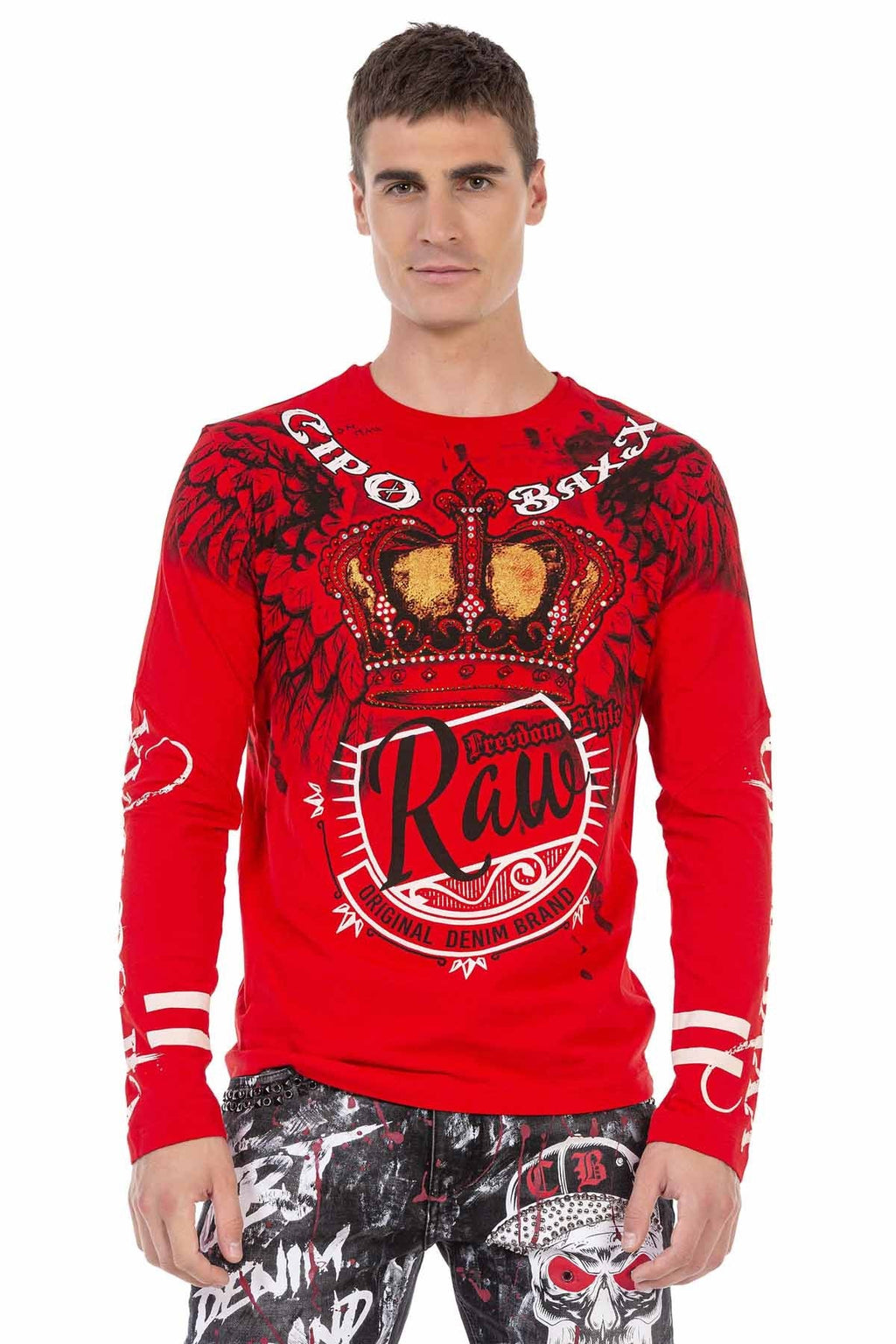 CL451 Stone Print Men's Sweatshirt