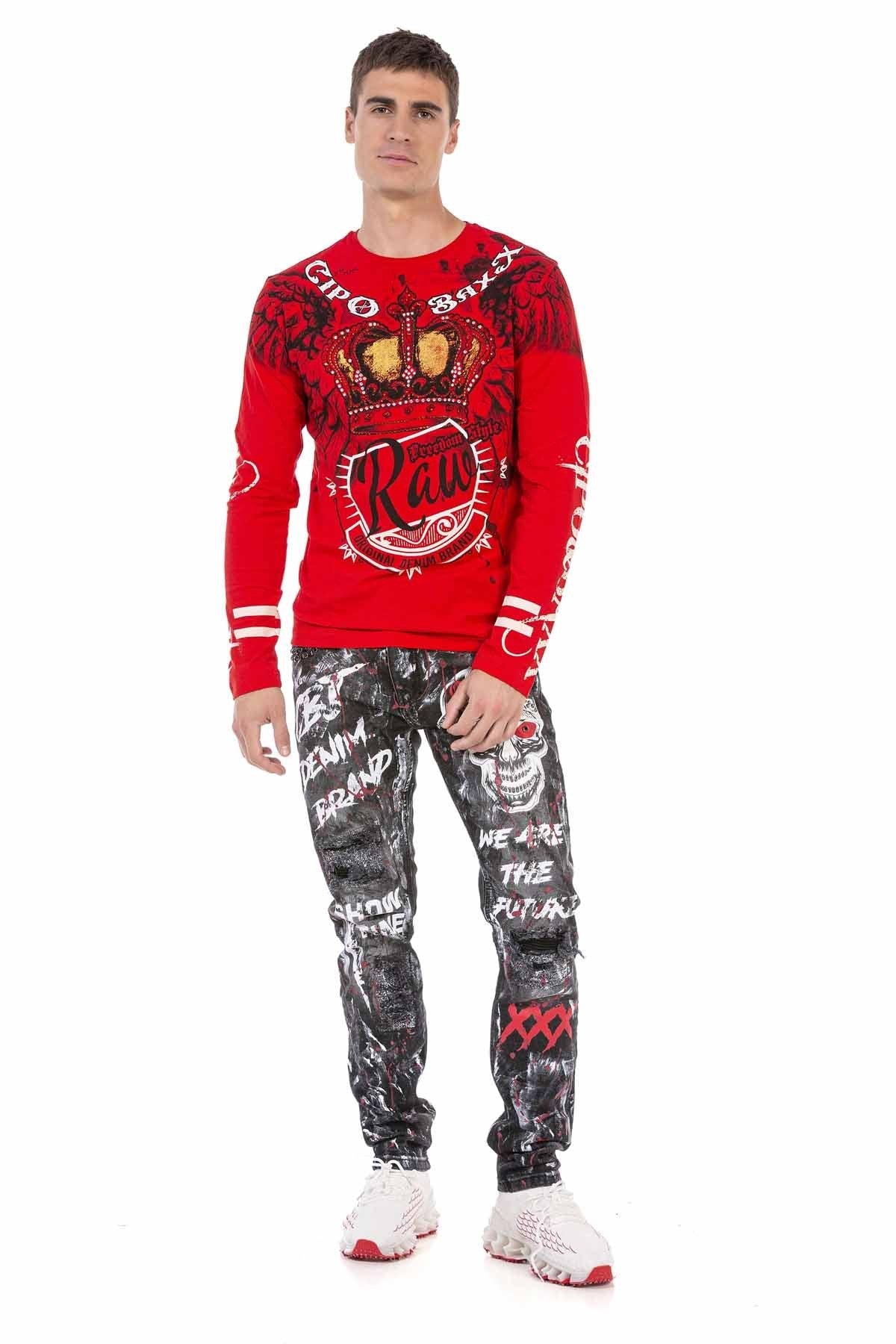 CL451 Stone Print Men's Sweatshirt