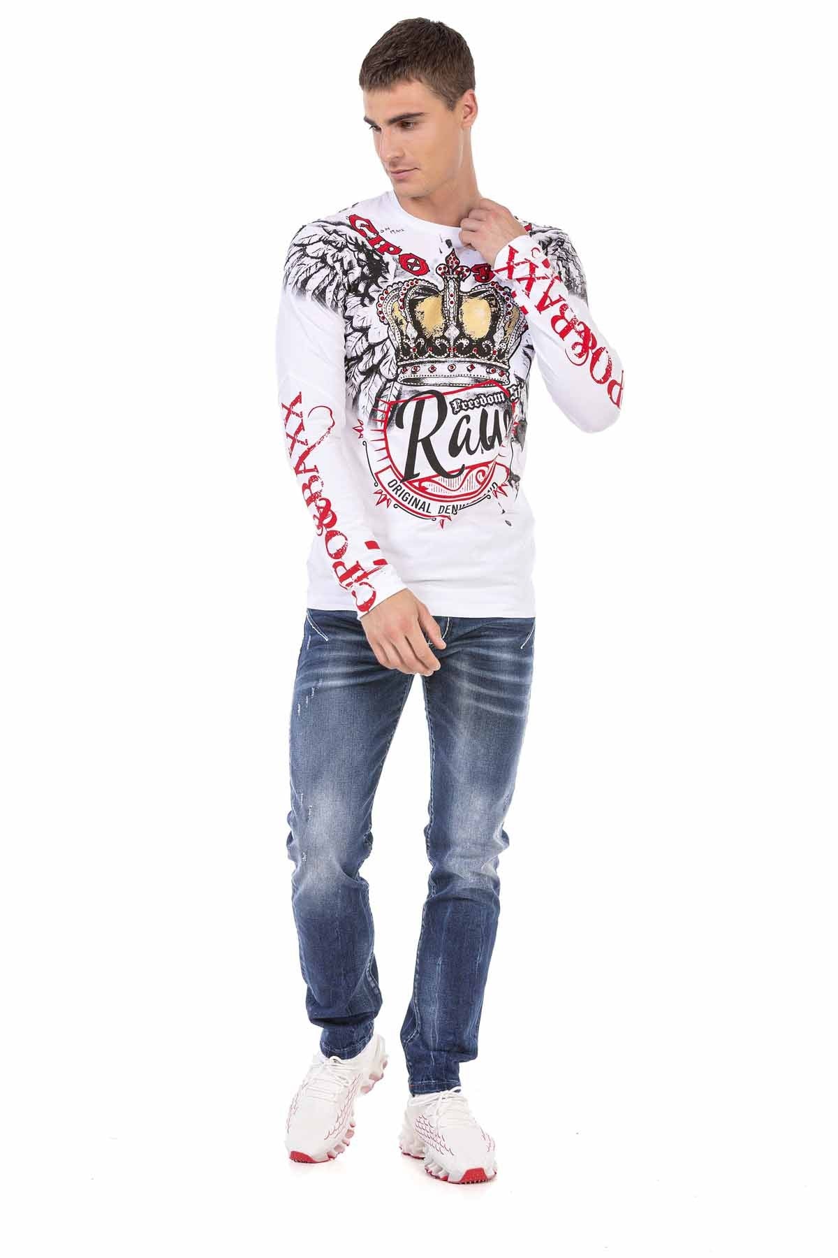 CL451 Stone Print Men's Sweatshirt