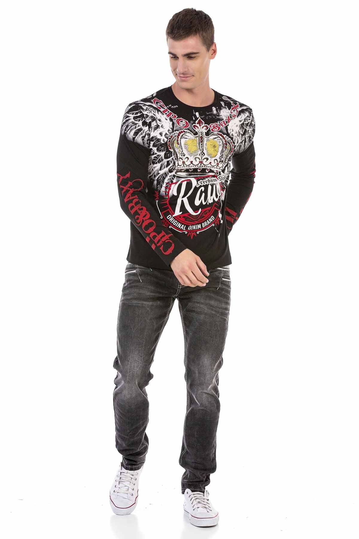 CL451 Stone Print Men's Sweatshirt