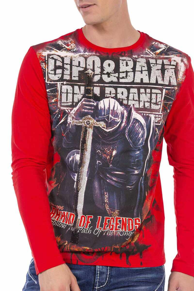 CL452 Stone Print Lightweight Sweatshirt