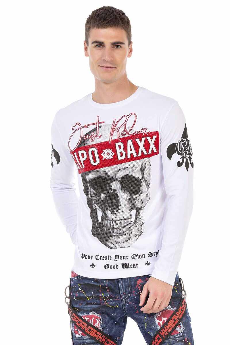 CL454 Stone Skull Lightweight Sweatshirt